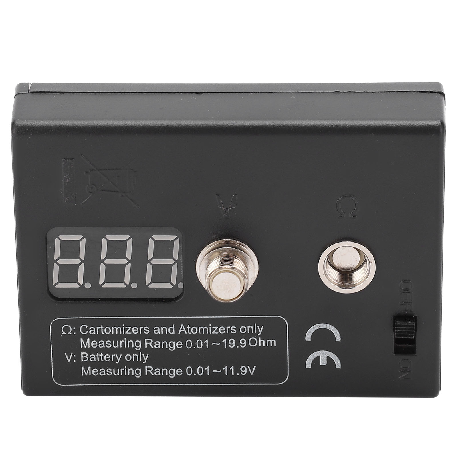 Ohm Meter Reader - Tester di Resistenza 0.01-20Ω per Atomizzatori,