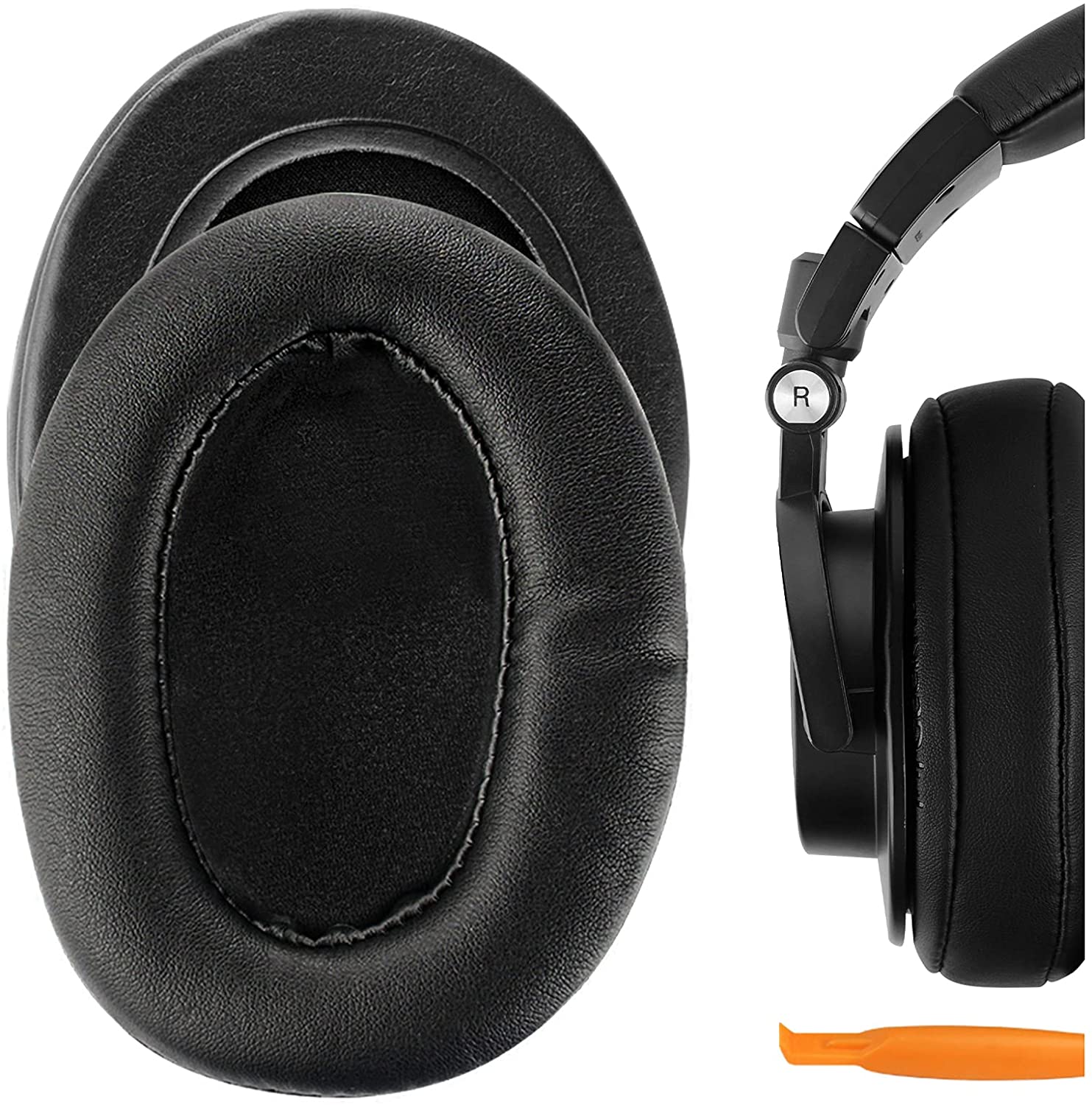 Audio Technica Headphone Ath-M50X - Cuscinetti auricolari di ricambio in similpelle