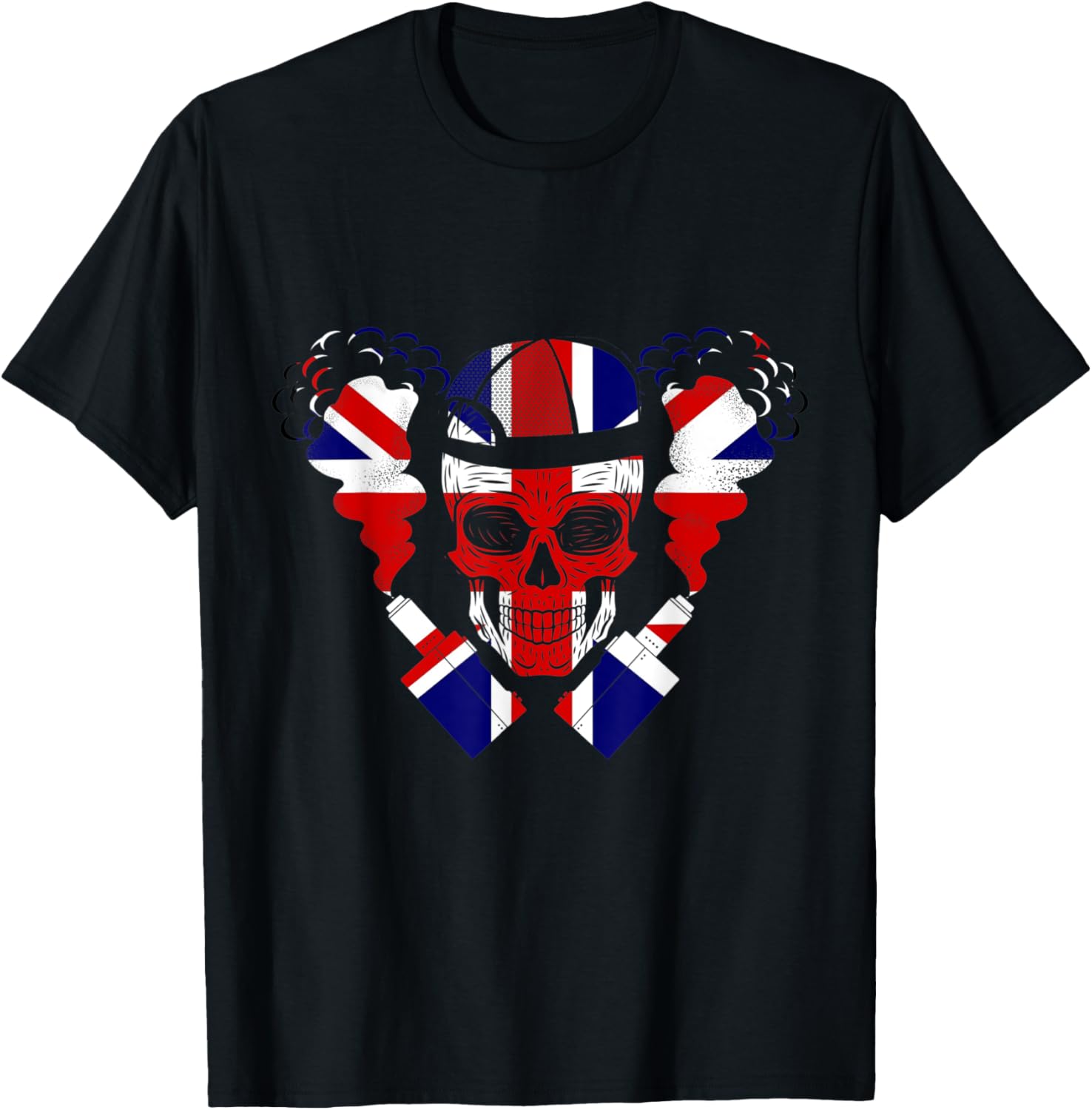 Vaping Jack - T-shirt girocollo in cotone traspirante da
